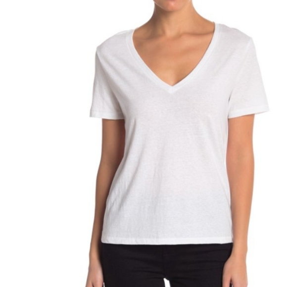 Nordstrom Tops - *NWOT* Nordstrom BP Woman's V-Neck White T-Shirt